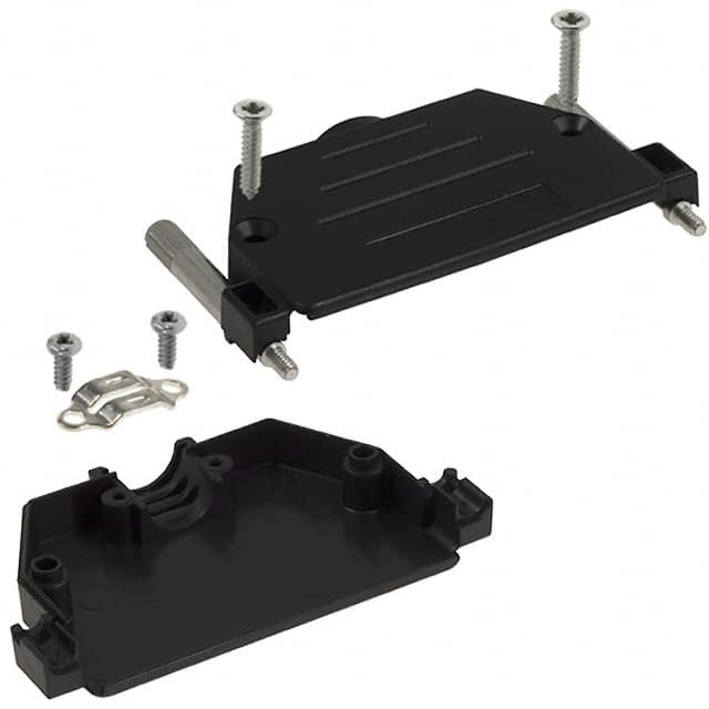 973-037-010-011 NorComp Inc.  Gusci posteriori per connettori D-Sub a forma di D